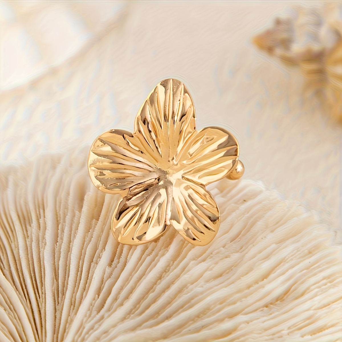 Floral Ear Bone Clip - No Piercing Needed